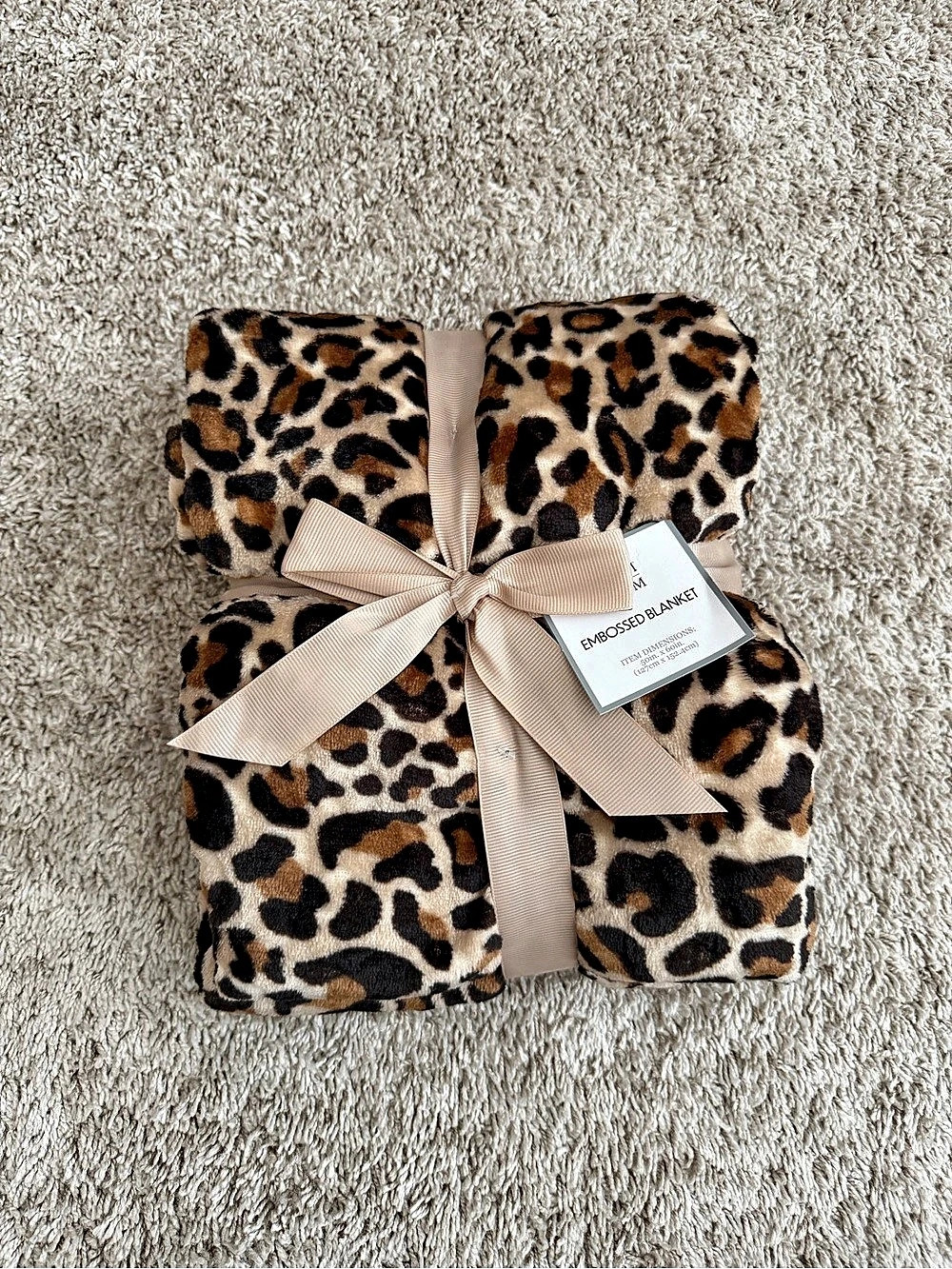 Barefoot Dreams Leopard Print Blanket
